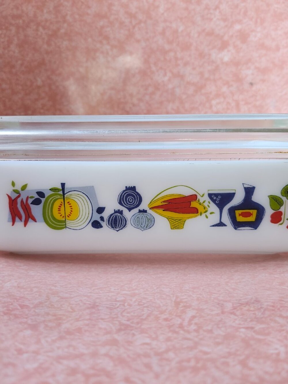 Pyrex j a j harvest vegetable casserole with lid